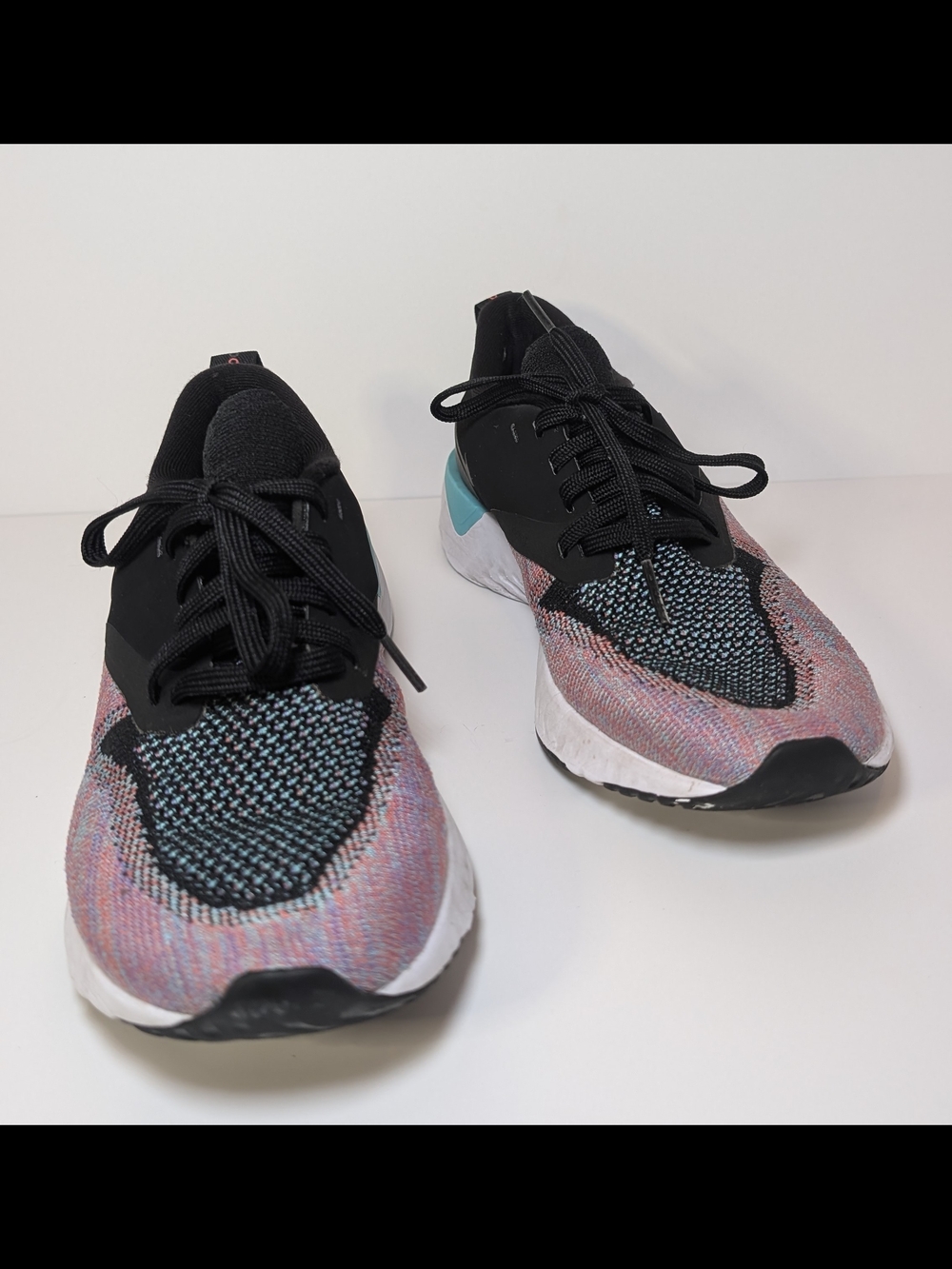 Nike Women's Odyssey React 2 Flyknit MulNike Women's Black & Multi Running Shoes - Picture 3 of 7